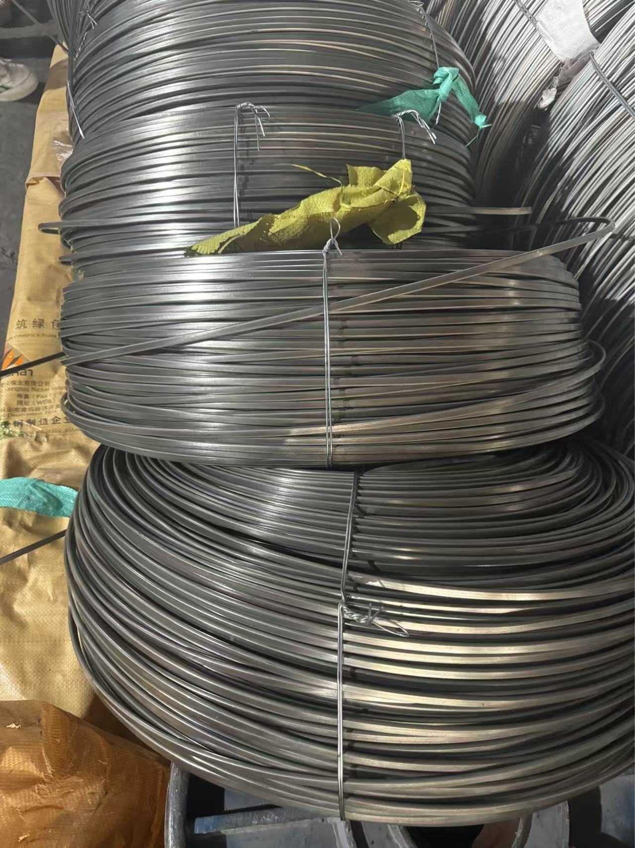 Stainless steel round flat piece