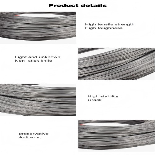 Matte full-hard spring wire