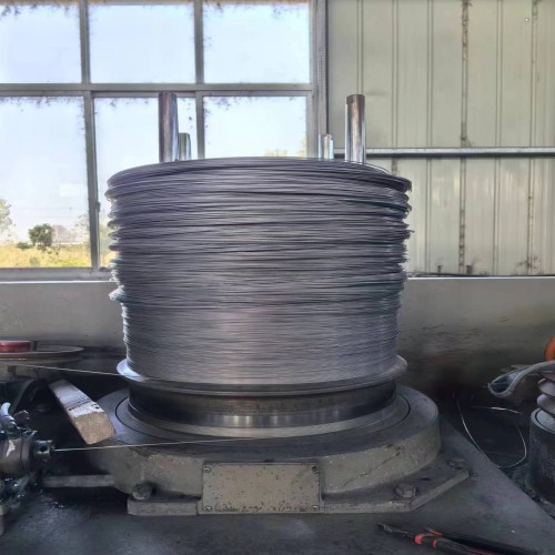 Matte full-hard spring wire